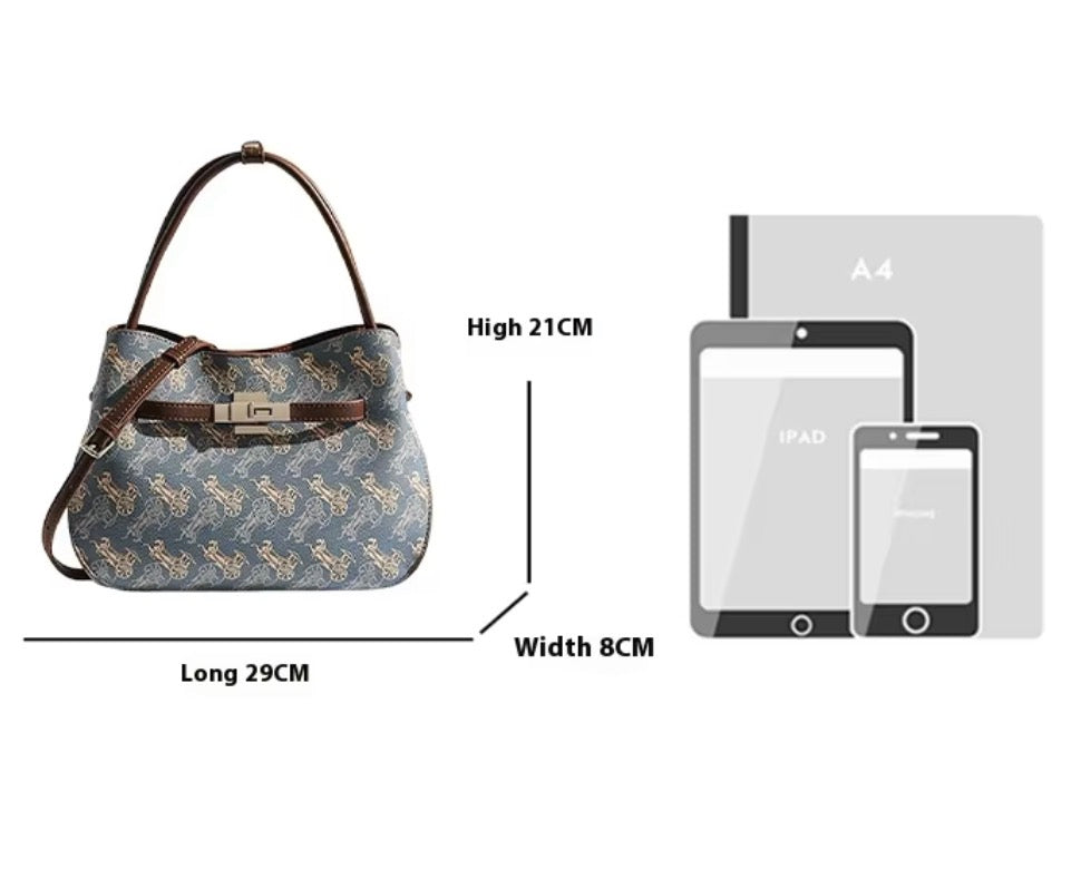 Carriage Blue 2-Piece Bag Set