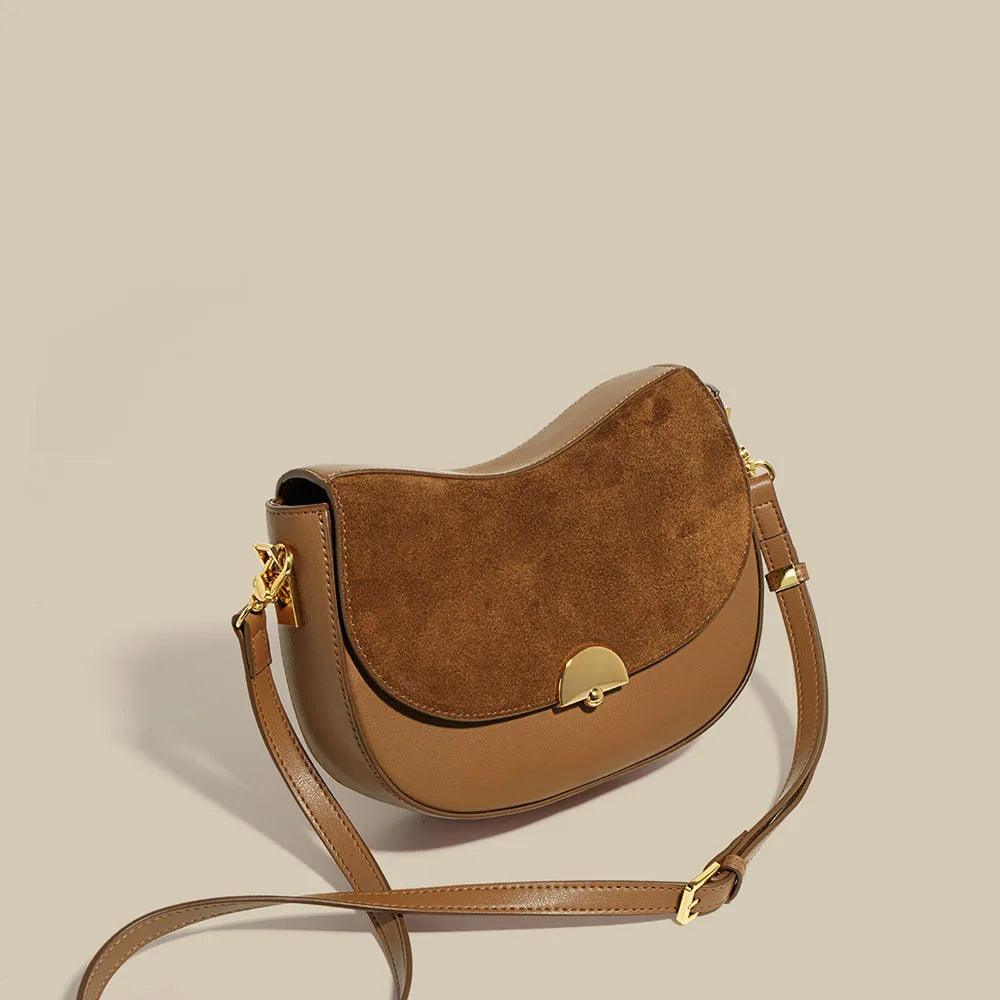 Genuine Leather Mini Sling Bag - Eyeamsassy