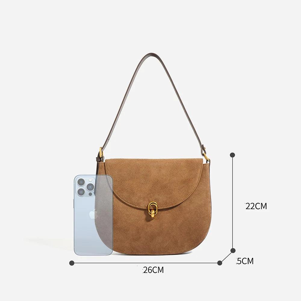 Genuine Leather Large Tote Bag - Eyeamsassy