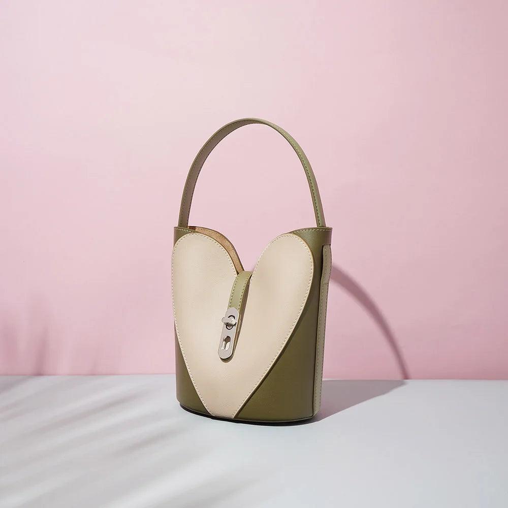 Genuine Leather Shoulder Bulk Bag - Eyeamsassy