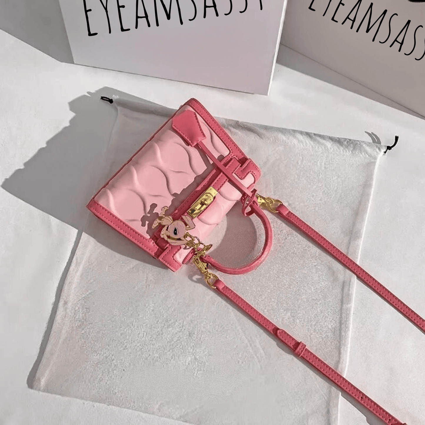 PU Leather Mini Handbag - Eyeamsassy