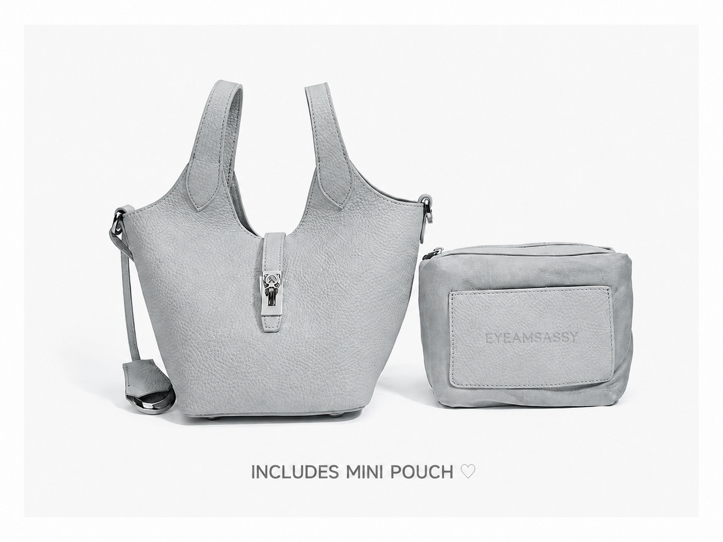 Luna Leather Bucket Tote