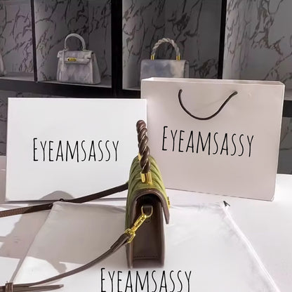 Velvet Cross-body Bag - Eyeamsassy