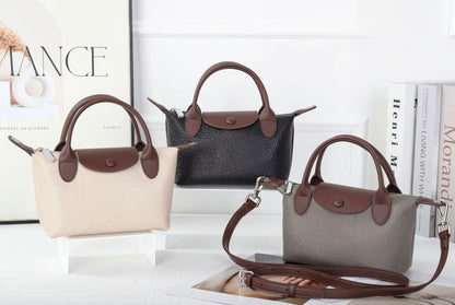 Genuine Leather Mini Dumpling Crossbody Bag