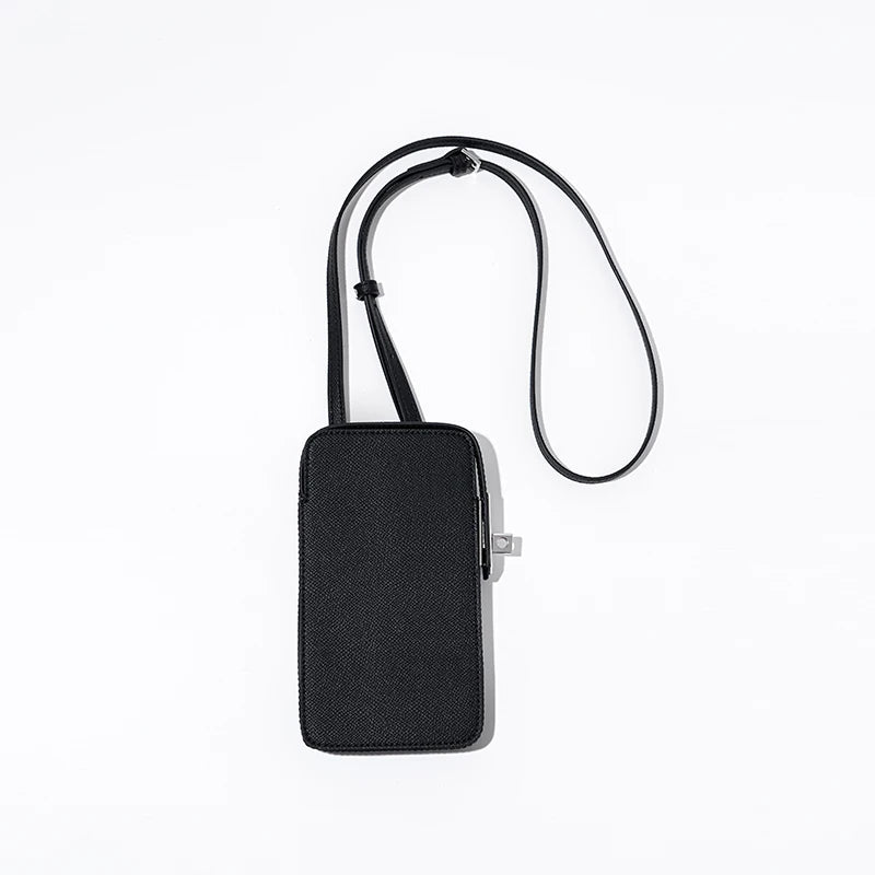 Genuine Leather Mobile Phone Bag - Eyeamsassy