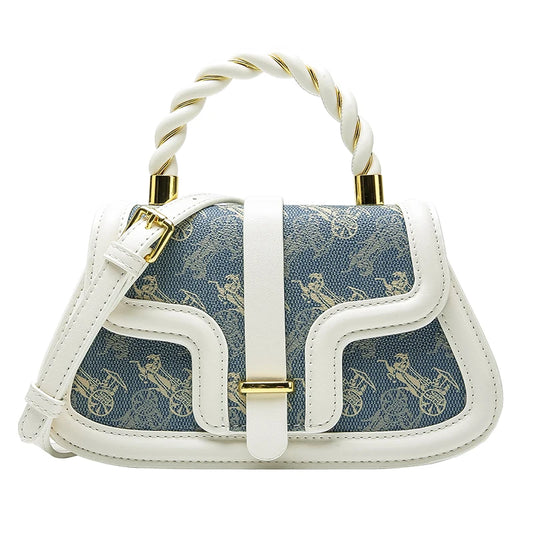 Hand-Held Cross-Body Saddle Bag - Eyeamsassy