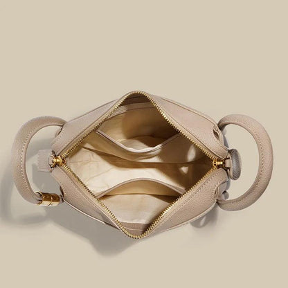 Genuine Leather Large Capacity Handbag - Eyeamsassy