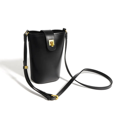 Genuine Leather Shoulder Bag - Eyeamsassy