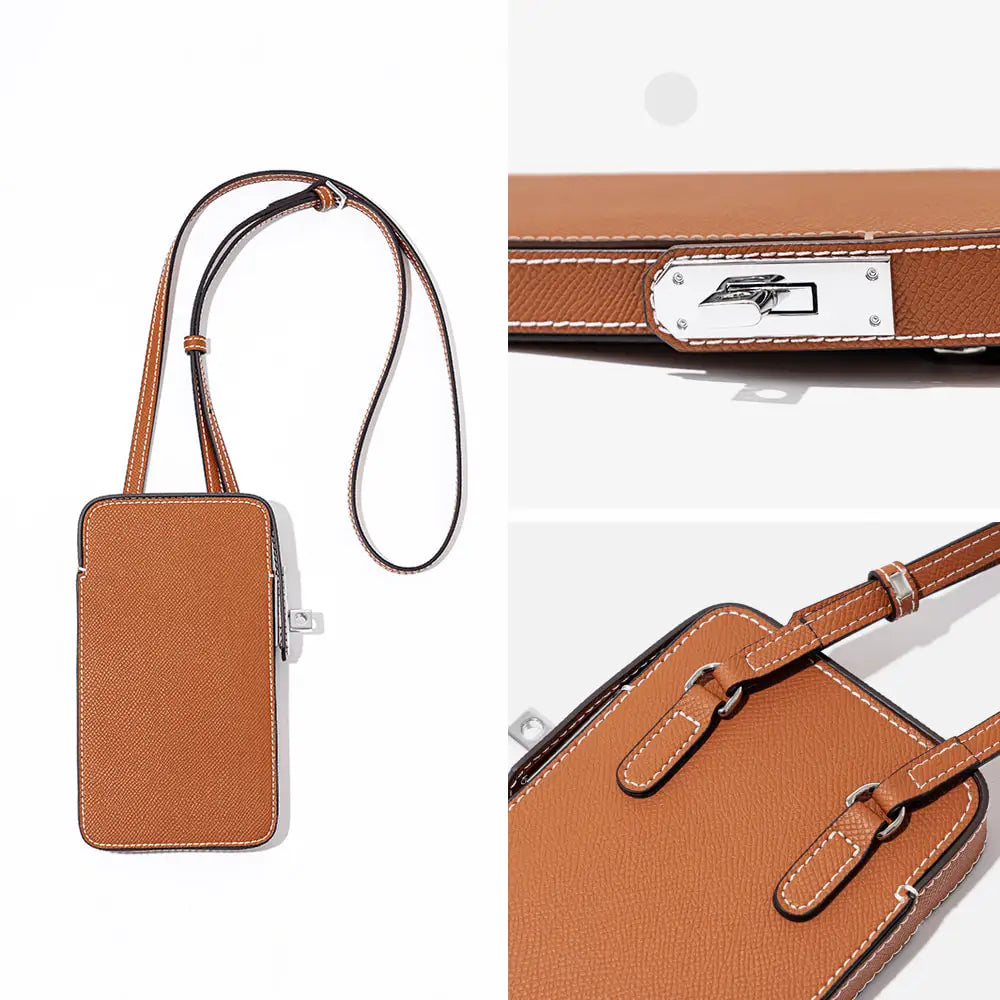 Genuine Leather Mobile Phone Bag - Eyeamsassy