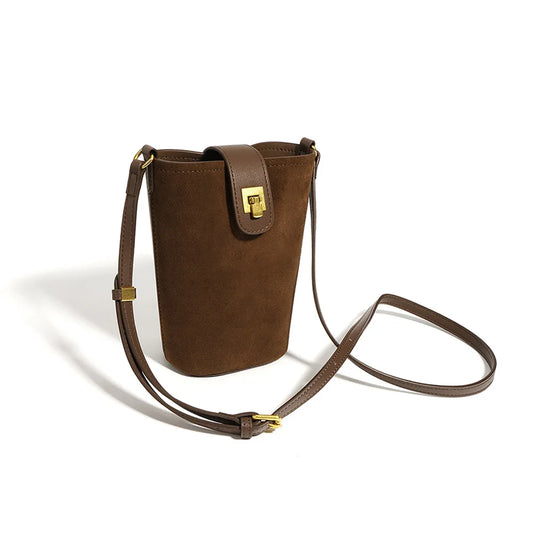 Genuine Leather Shoulder Bag - Eyeamsassy