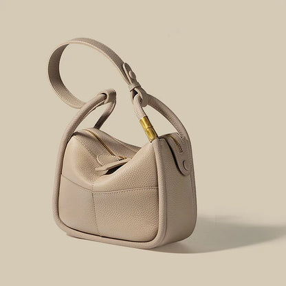 Genuine Leather Large Capacity Handbag - Eyeamsassy