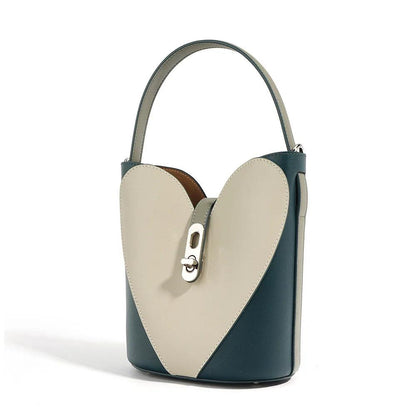 Genuine Leather Shoulder Bulk Bag - Eyeamsassy