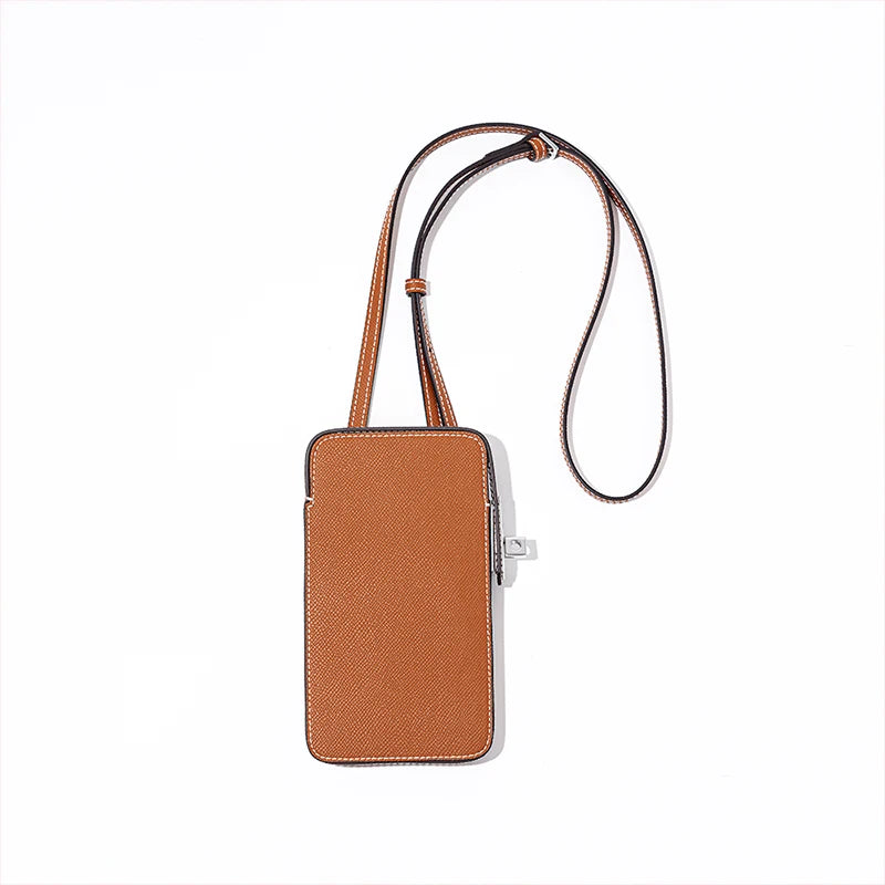 Genuine Leather Mobile Phone Bag - Eyeamsassy