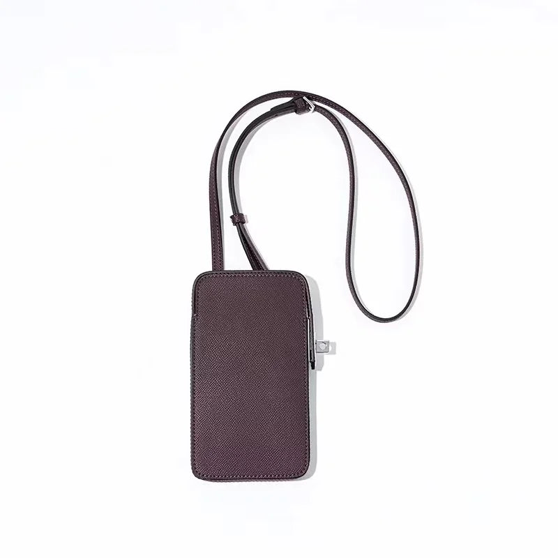 Genuine Leather Mobile Phone Bag - Eyeamsassy