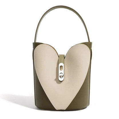 Genuine Leather Shoulder Bulk Bag - Eyeamsassy