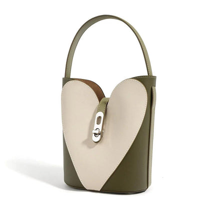 Genuine Leather Shoulder Bulk Bag - Eyeamsassy