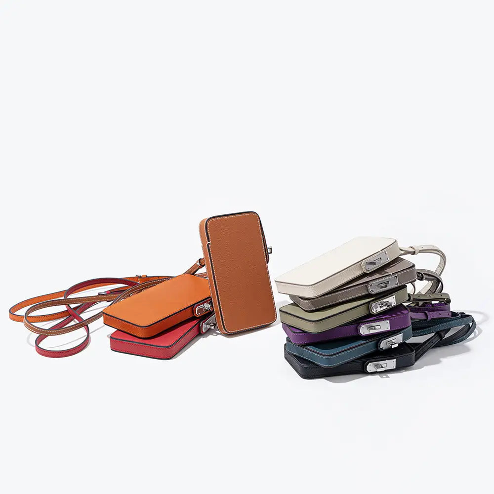 Genuine Leather Mobile Phone Bag - Eyeamsassy