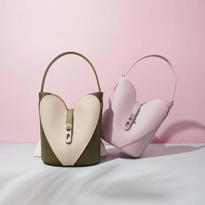 Genuine Leather Shoulder Bulk Bag - Eyeamsassy