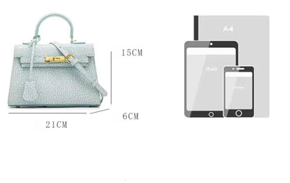 PU Leather Mini Cross-Body Handbag - Eyeamsassy