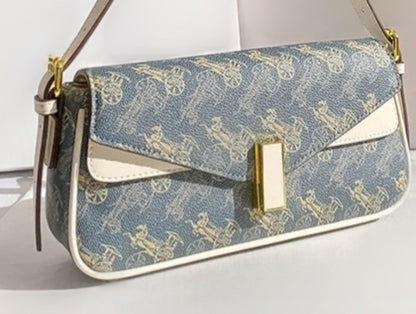 PU Leather Shoulder Bag - Eyeamsassy